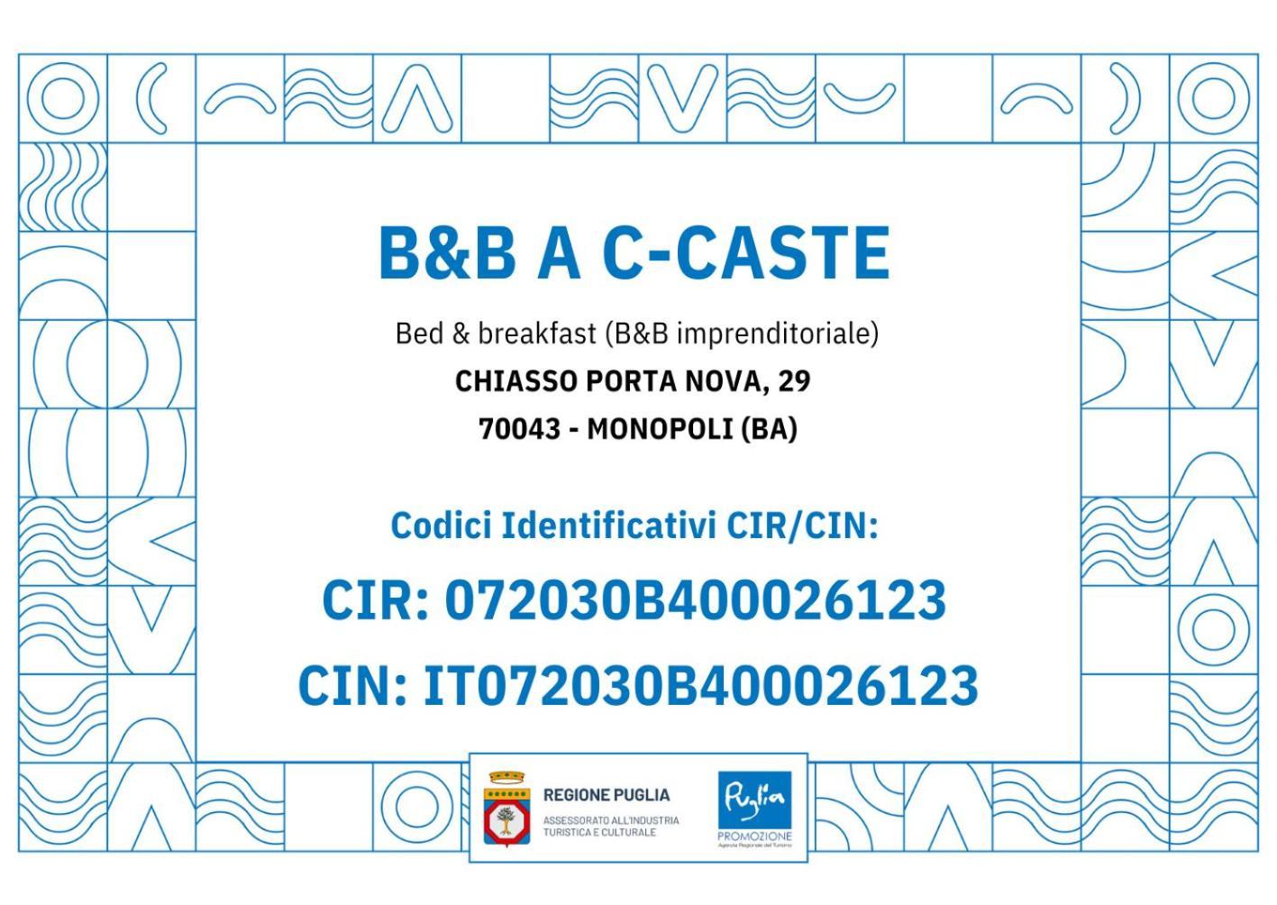 مونوبولي B&B A C-Caste المظهر الخارجي الصورة